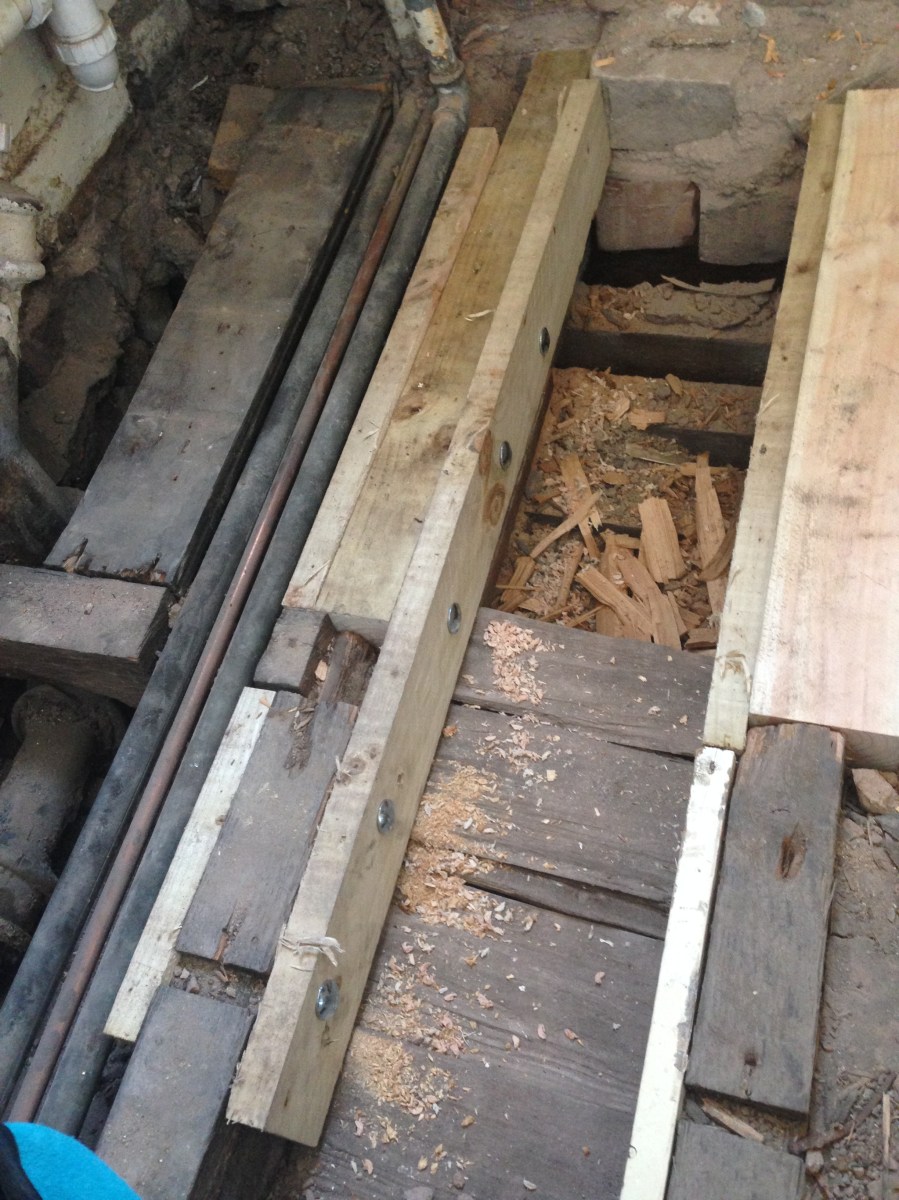 New floor joists